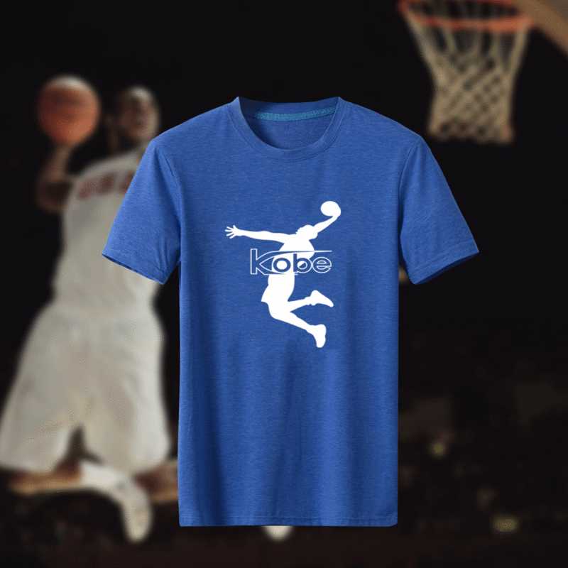 Men's Kobe Bryant Fresh Logo Blue Short Sleeve T-Shirt FengYun,We sell and wholesale Men's Kobe Bryant Fresh Logo Blue Short Sleeve T-Shirt FengYun on line form chian!
